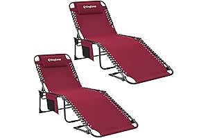 KingCamp Chaise Lounge: Sublime Comfort Under the Open Sky
