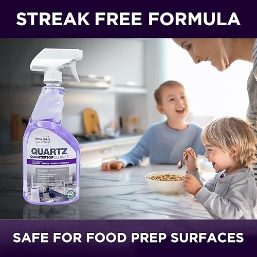 Miniatura 3 de Stone Pro Limpiador de encimera de cuarzo, botella de spray de 32 onzas