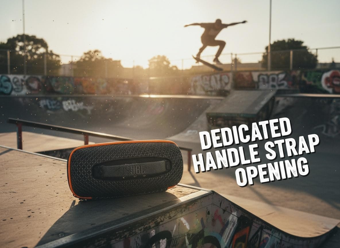 JBL Charge 6 Case,Hard Travel Storage Cover for Charge6 Portable Bluetooth Speaker - Features Innovative Handle Cutout Design with Shoulder Strap(Case Only) - Image 7