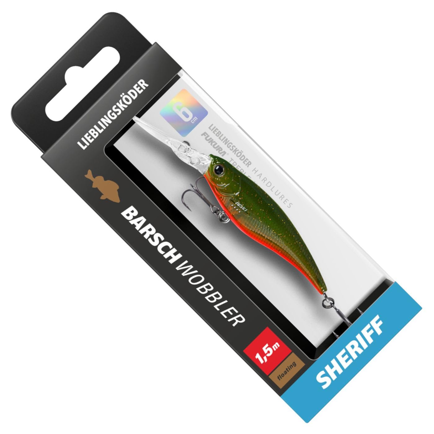 Lieblingsköder Barschwobbler 6cm 5,3g Sheriff