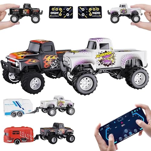 Dingdongwu Mini RC Truck with APP Control 2 in 1