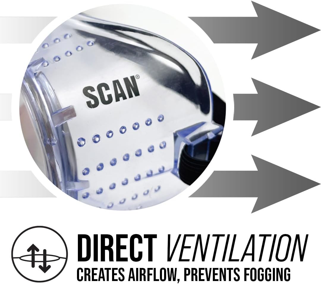 Direct Ventilation Safety Goggles