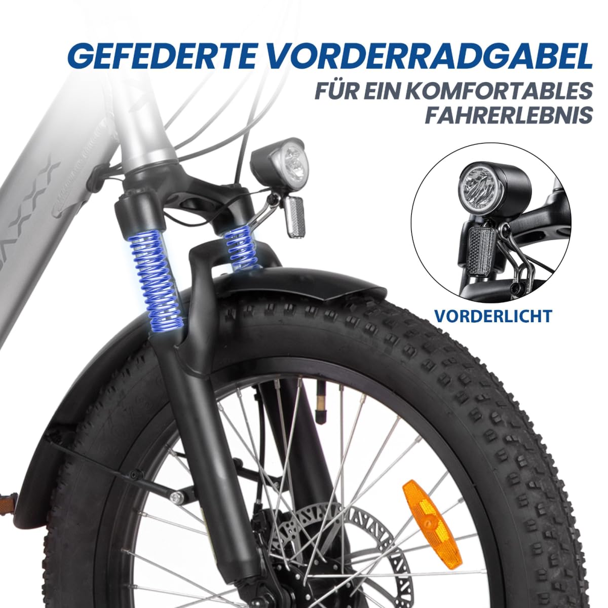 SAXXX E Bike Klapprad 20 Zoll mit 36V 13Ah Akku, E Fahrrad Herren mit 7 Gang Kettenschaltung, Elektro Klapprad mit Scheibenbremsen 120KM Lange Range, Elektrofahrrad Pedelec 25 km/h für Herren Damen