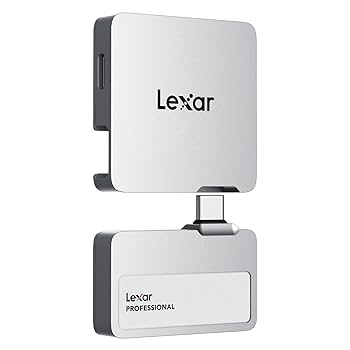 Amazon | Lexar Professional Go Portable SSD 1TB ハブ付き