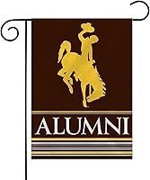 Vista 87 de Rico Industries NCAA Alumni - Bandera de jardín de doble cara de 13 x 18 pulgadas