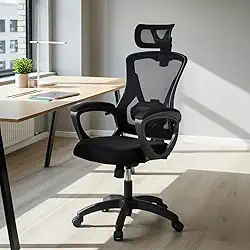 Cadeira Ergonomica Reclinável De Escritório Profissional Newelite - Cor Blackninja