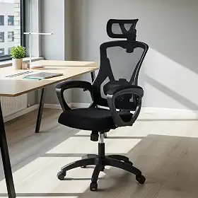Cadeira Ergonomica Reclinável De Escritório Profissional Newelite - Cor Blackninja