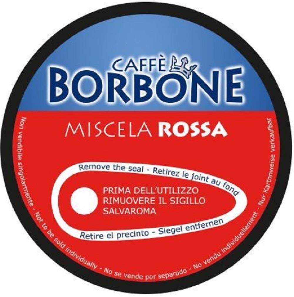 180 Capsule Caffè Borbone Miscela ROSSA Compatibili Nescafè Dolce Gusto