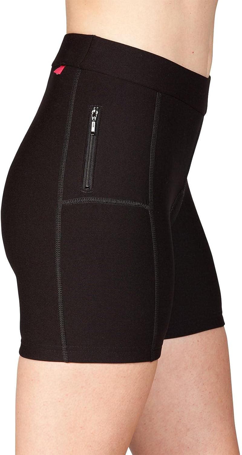 Terry Club Short Regular 4.5 Inch Inseam Padded Bike Shorts Women's Specific Spin Indoor Cycling Short : Clothing, Shoes & Jewelry