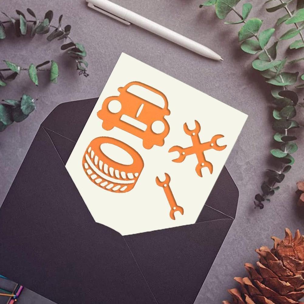 Stanzschablonen Für Scrapbooking & Karten – Metall-Prägeschablonen Für DIY & Handwerk (Motiv: Jäger)