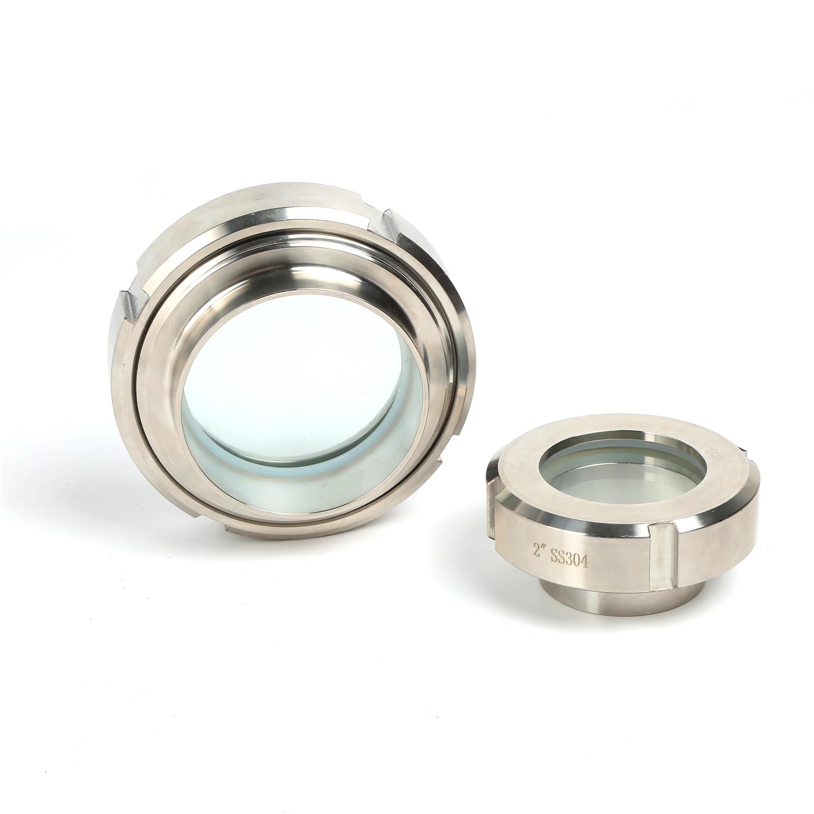 Sanitär-Schauglas SS304 Tank-Sichtglas 25MM-108MM Edelstahl SS304 Schauglas Schweißende Schauglas(OD108mm 1580g)