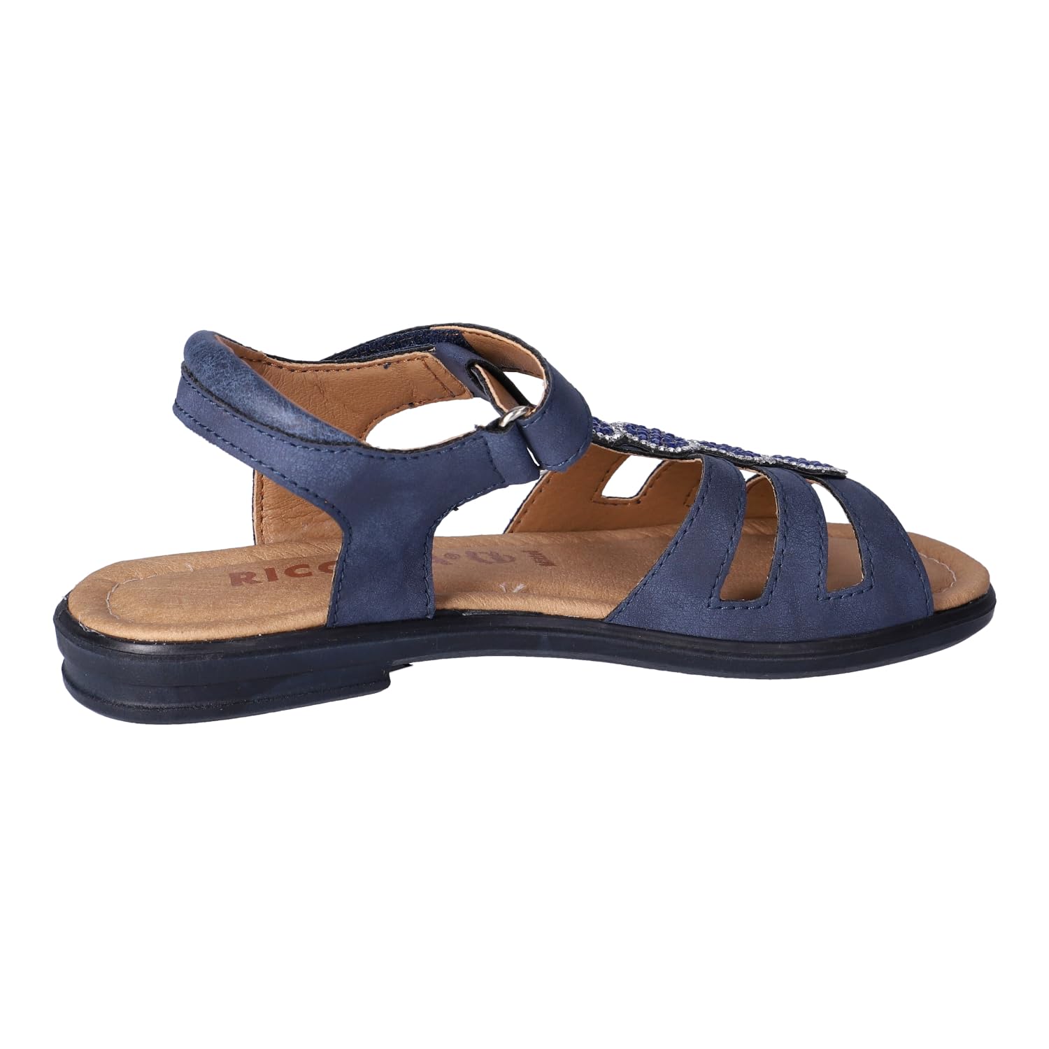 RICOSTA Mädchen Riemchensandalen ANA, Kinder Sandalen, Weite: MITTEL