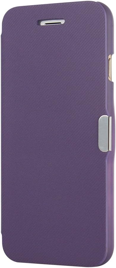 S7 Edge Case, Galaxy S7 Edge Case, MTRONX Magnetic Ultra Folio Flip Slim PU Leather Twill Case Cover Pouch for Samsung Galaxy S7 Edge - Purple(MG-PP)