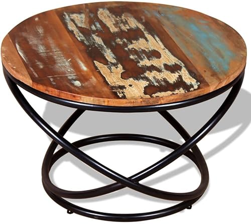 Miniatura 5 de Mesa auxiliar, moderna mesa central para la sala de estar, elegante mesa de centro adecuada para sala de estar, balcón, oficina, madera maciza