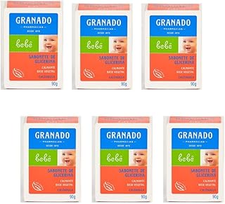 Kit 6 Sabonetes Bebe Calendula Granado 90g