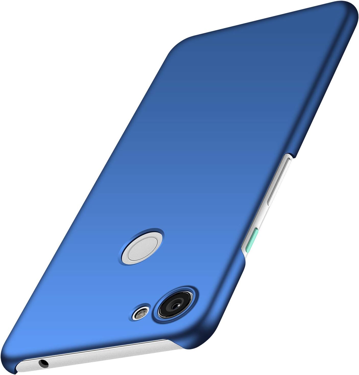 kqimi Case for Google Pixel 3A, Premium Material Slim Full Protection Cover for Google Pixel 3A （5.6 inch） 2019 (Blue)