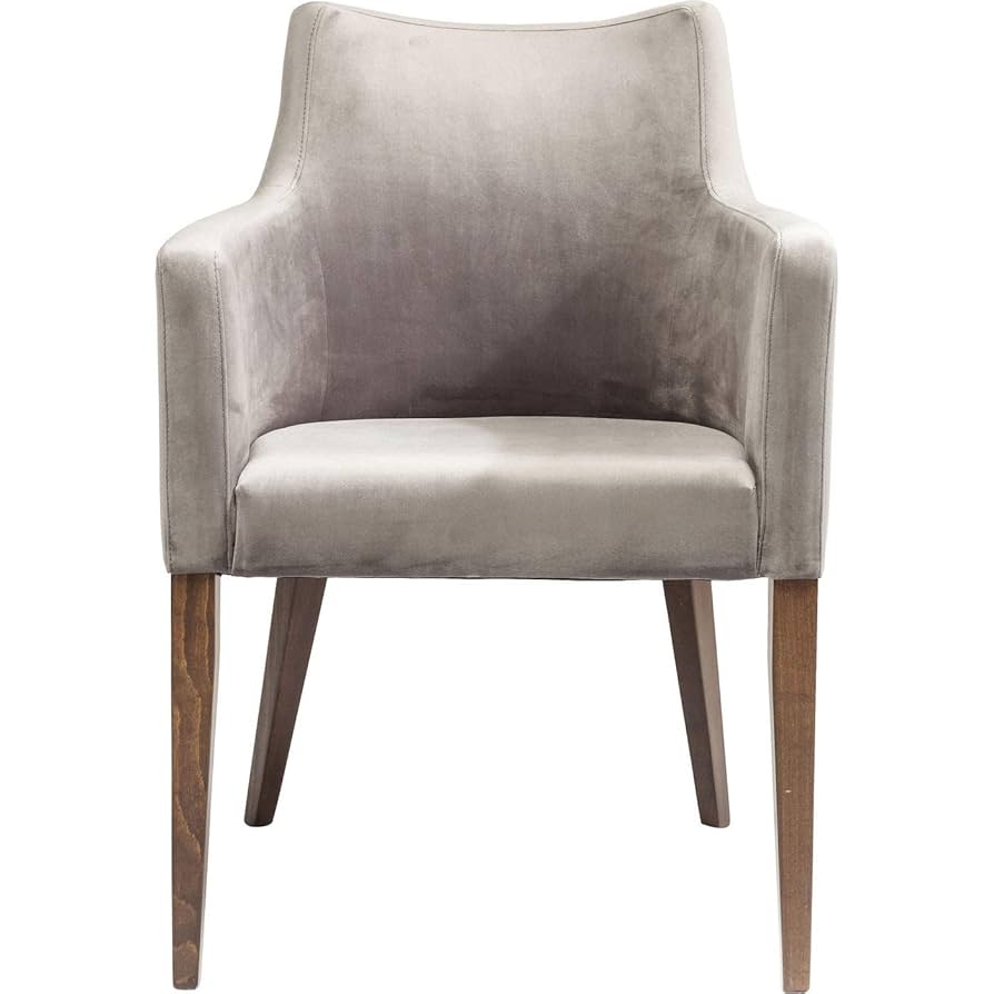 【 BLANC D'IVOIRE 】アームチェアCLAUDEベルベットグレー 82470_item1_1.jpg