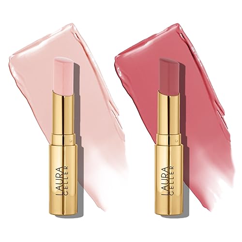 LAURA GELLER NEW YORK Bálsamo labial teñido Jelly Balm Duo - In the Buff + Sheerly Amazing