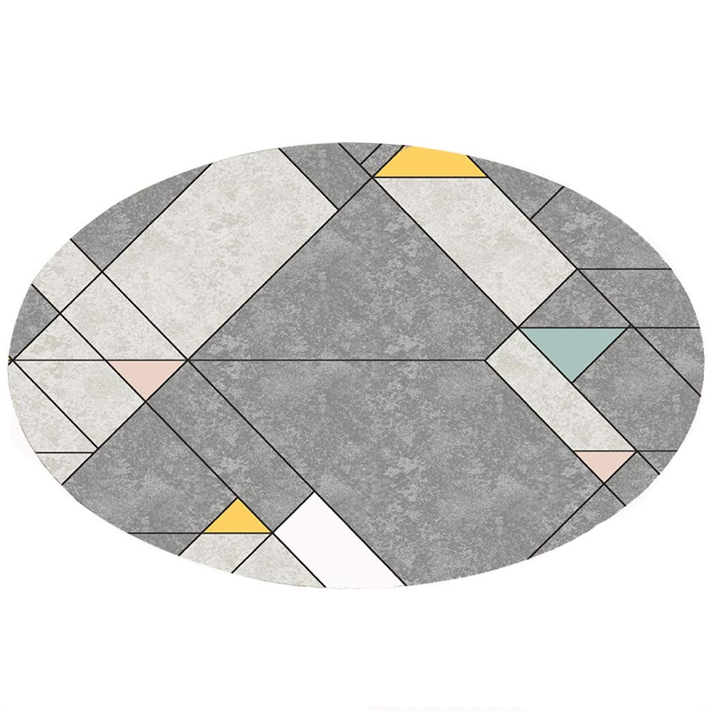 Tapis de sol 3D résistant à l'usure de haute densité 140cm de diamètre