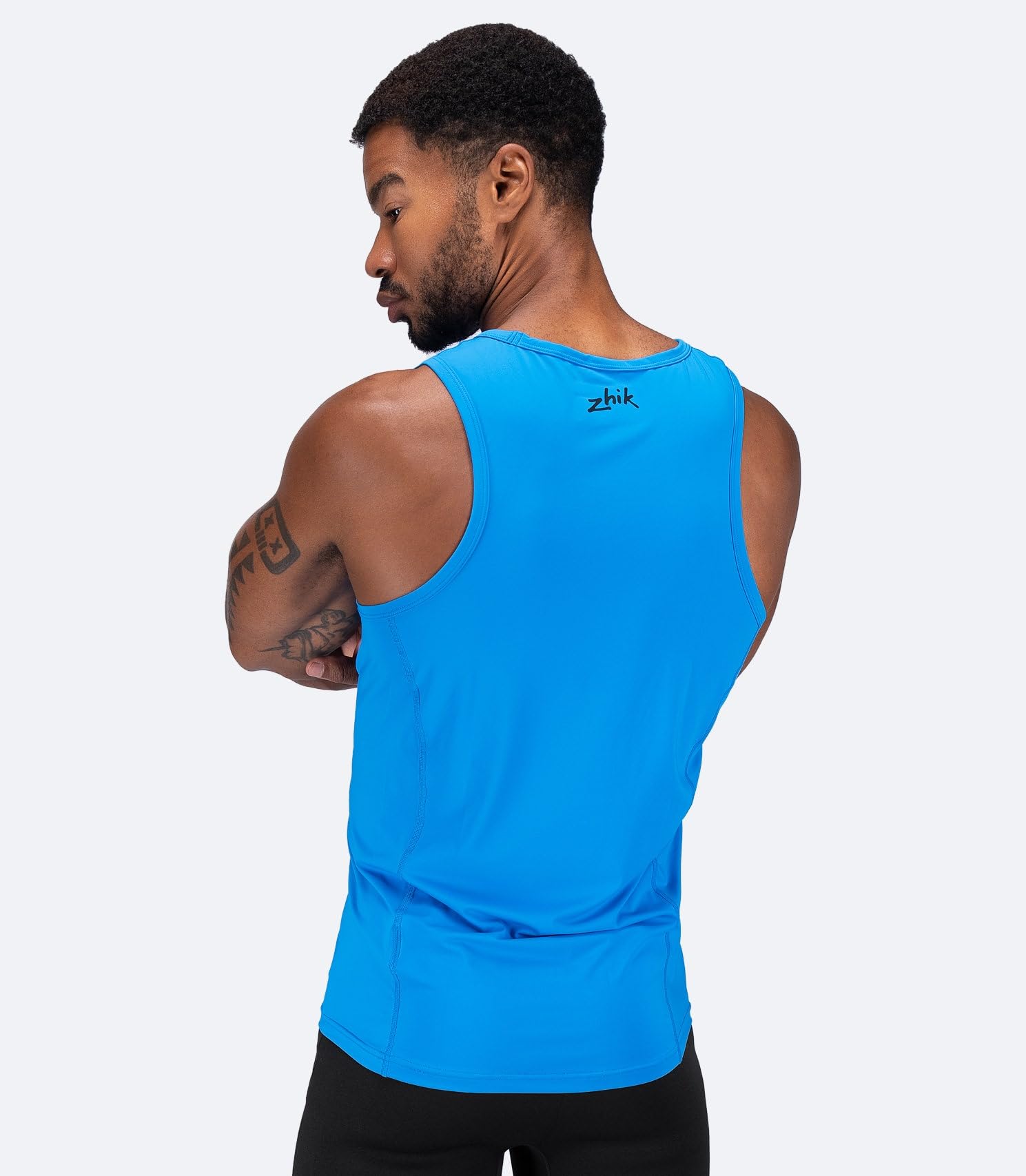 Zhik EcoSpandex LT Race - Camiseta para Hombre, Color Cian, Talla L