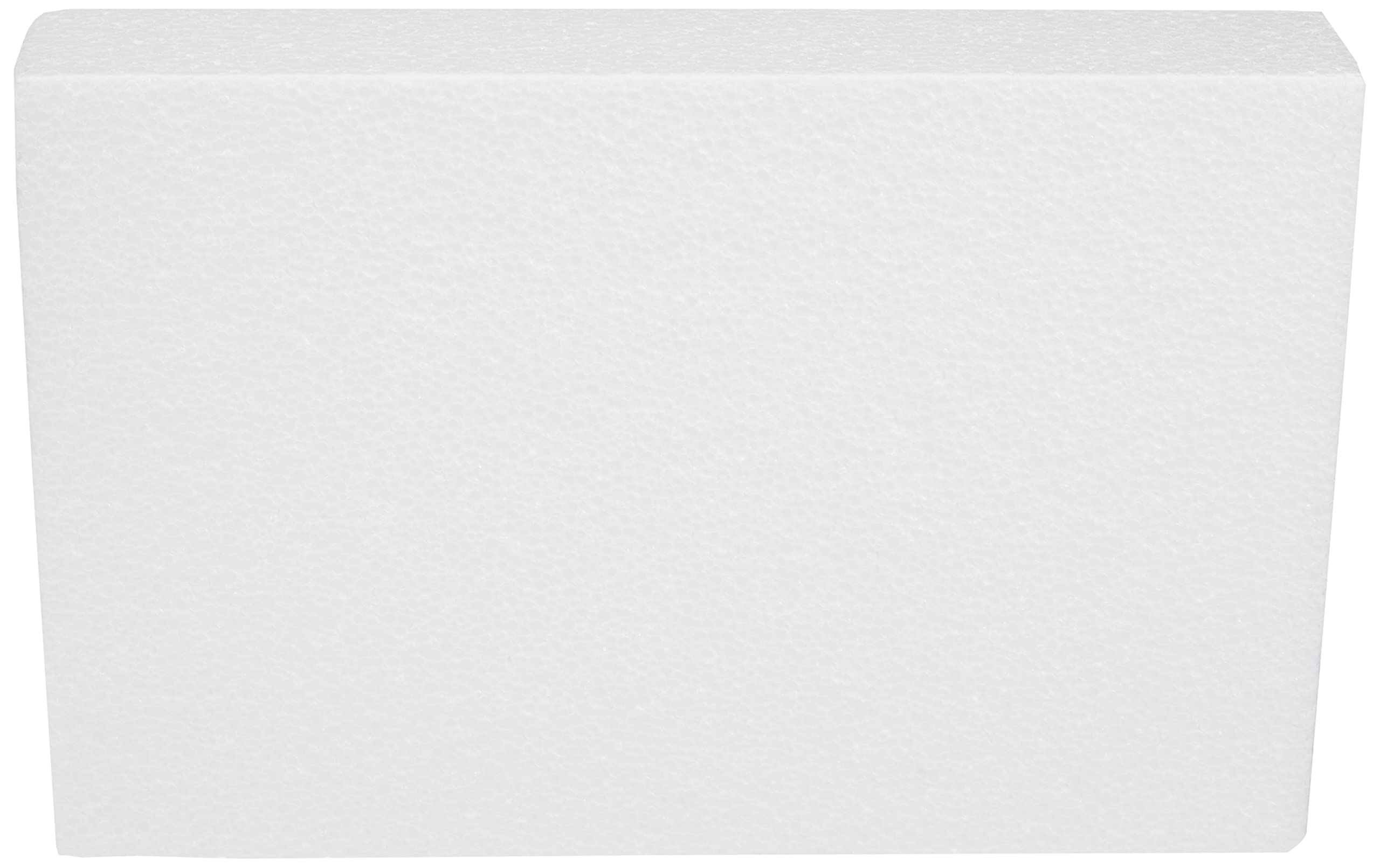 DECORA Polistyren prostokąt 20 x 30 x 5 cm długości, biały, 20 x 30 x 5 cm