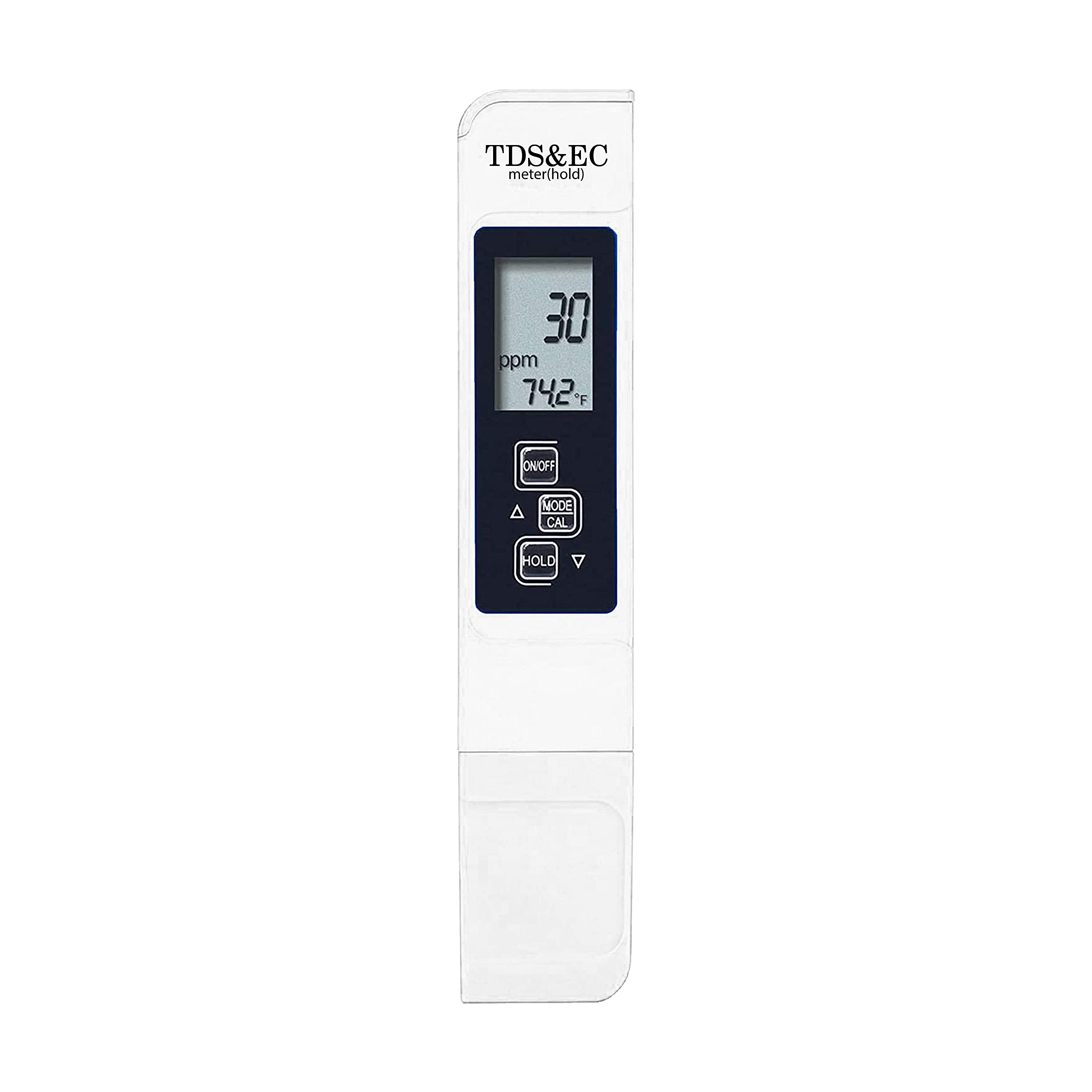 Shapure Imported Pen Type Digital (3 in 1)Water TDS&EC and Temperature Meter for Water Quality Testing (0-9990 PPM) with Carry Case for Household Drinking Water, Aquarium, Swimming Pools (White 1pcs)