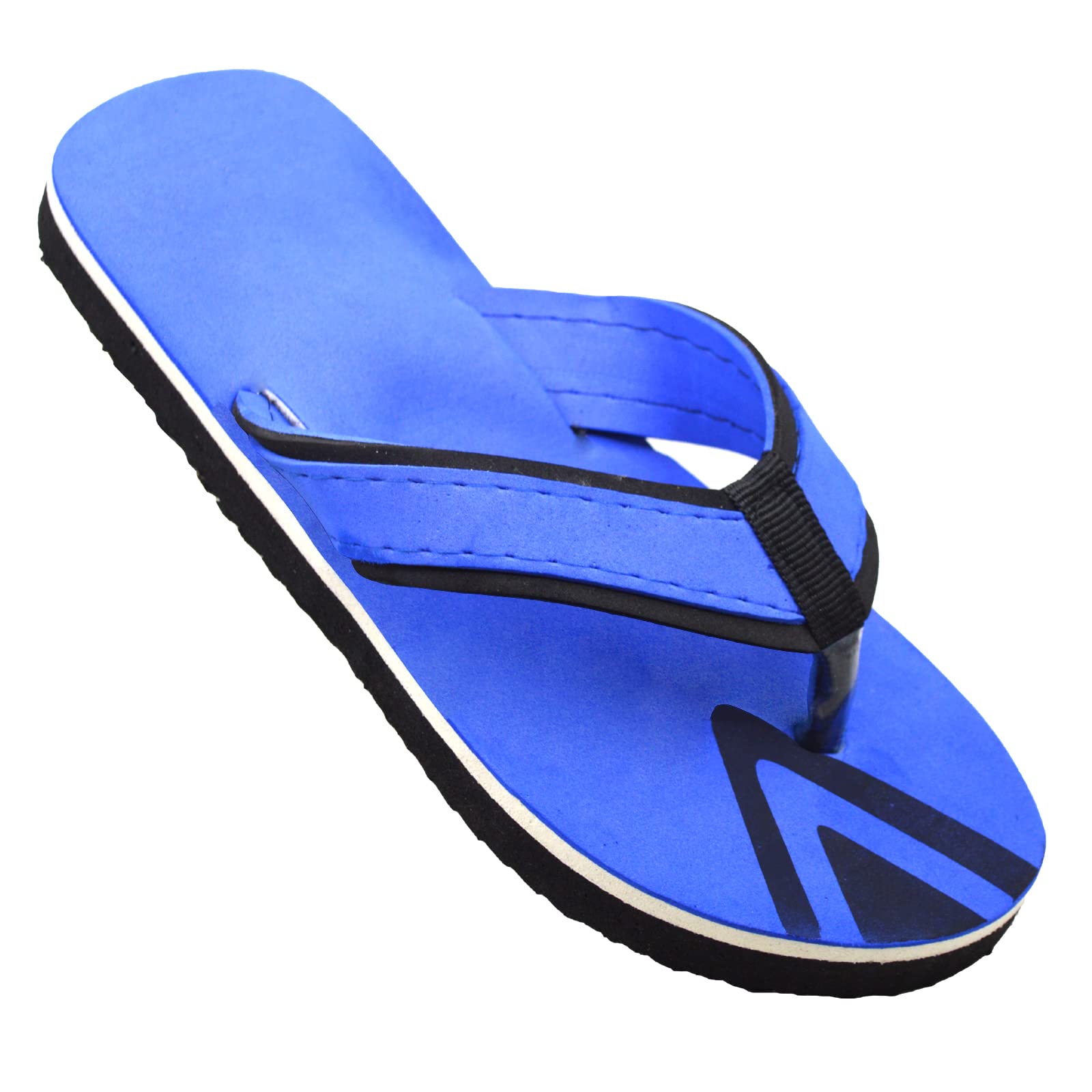 POLITA Mens Flip-Flops and House Slippers Comfortable & Lightweight Blue Flip Flop Slippers for Men (Blue, numeric_7) (B0BCZ47WVS) Amazon Price History, Amazon Price Tracker