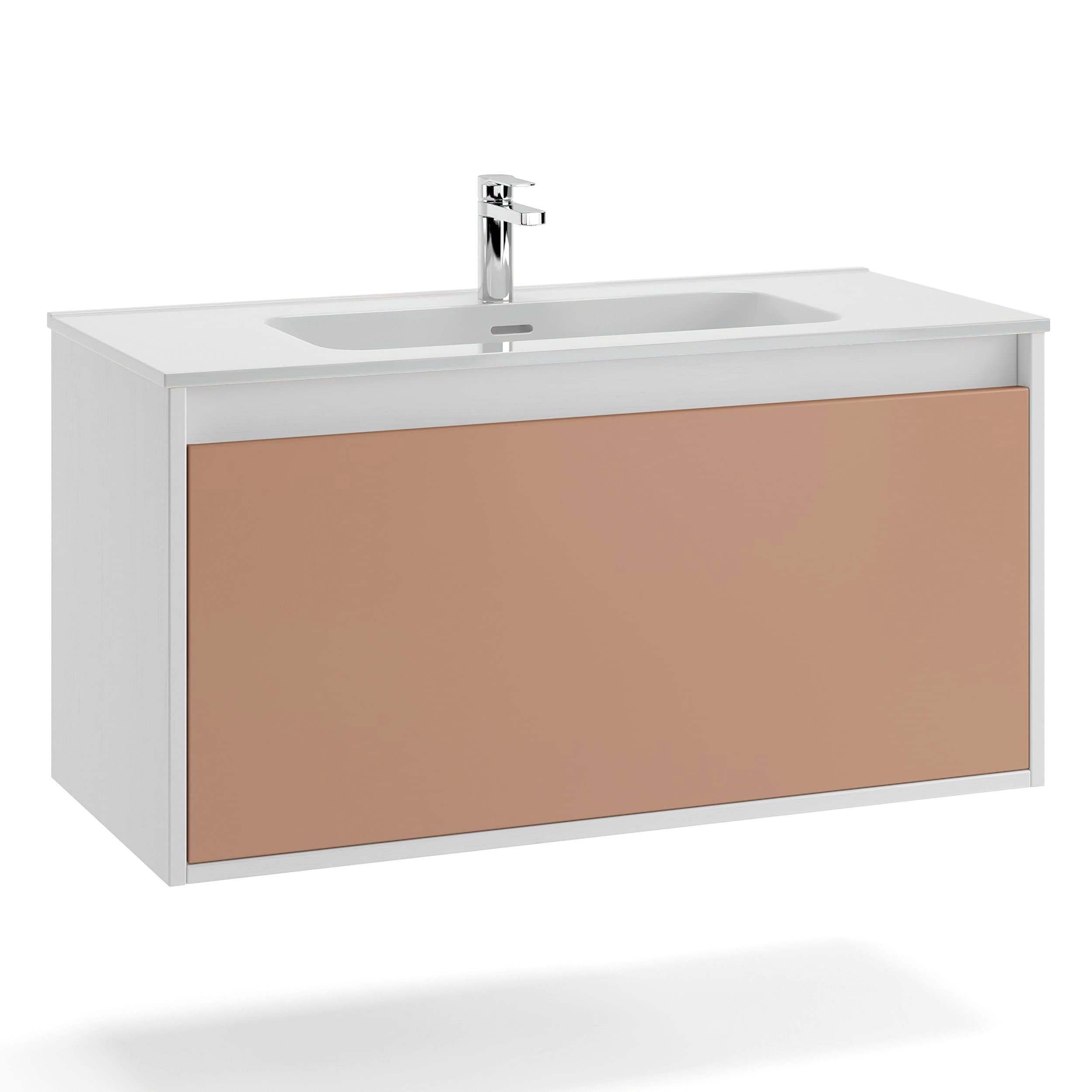 Kassia100 cm Bathroom Vanity Cabinet + Ceramic Sink | Tribeca | W 100 X H 50 X D 45 cm Nova