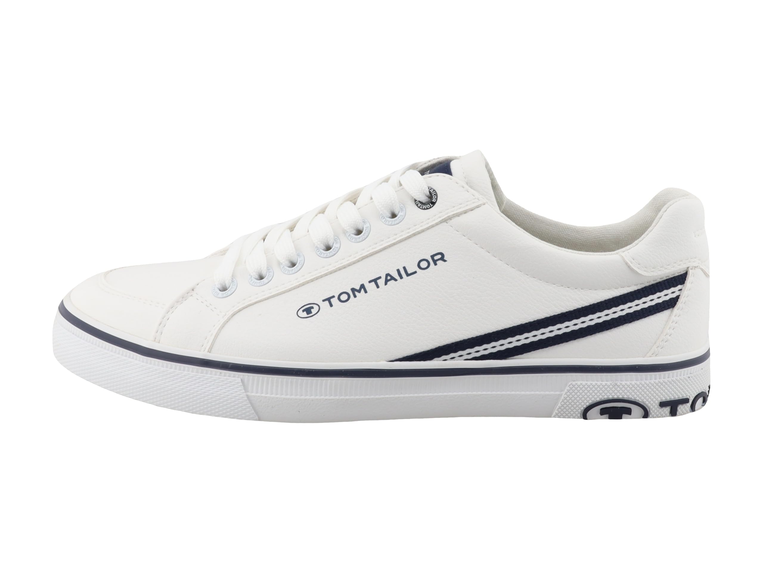 TOM TAILOR Men's 5380050015 Trainers, White, 7.5 UK