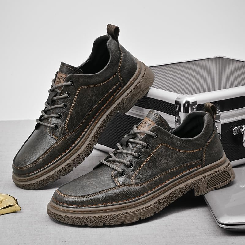 Men's Outdoor Hiking & Trekking Backpacking Shoes Trail Work & Safety Leather Low-top