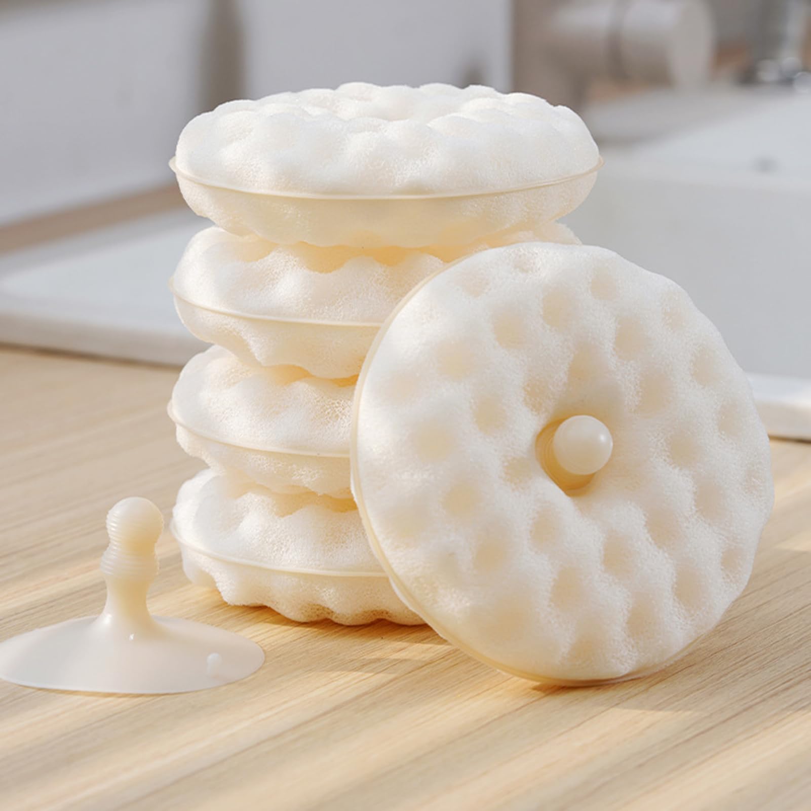 Spugna Set Di 2 Con Antigraffio | Tamponi LavaSpazzole , Pentole, Padelle, , Spugne Per Lavello Cucina, Tamponi, Spazzole Non Graffianti Per Cucina
