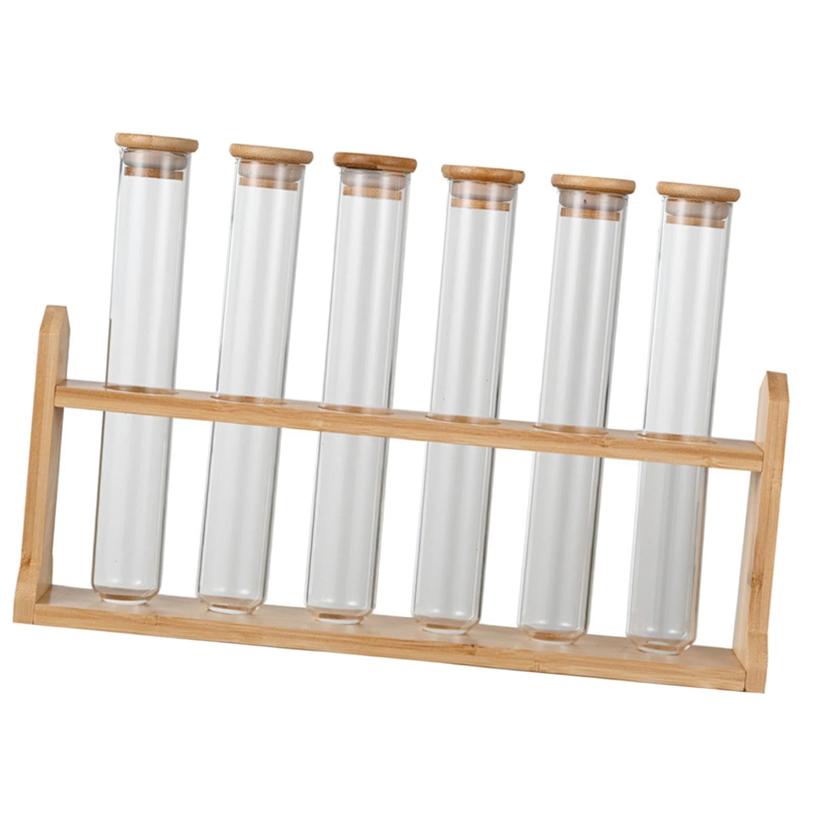 Behälter Zur Aufbewahrung von Kaffeebohnen, Kaffeebohnen Aufbewahrungsröhrchen, Hölzerner Präsentationsständer, Transparenter, Luftdichter Behälter, R, Gerade Basis