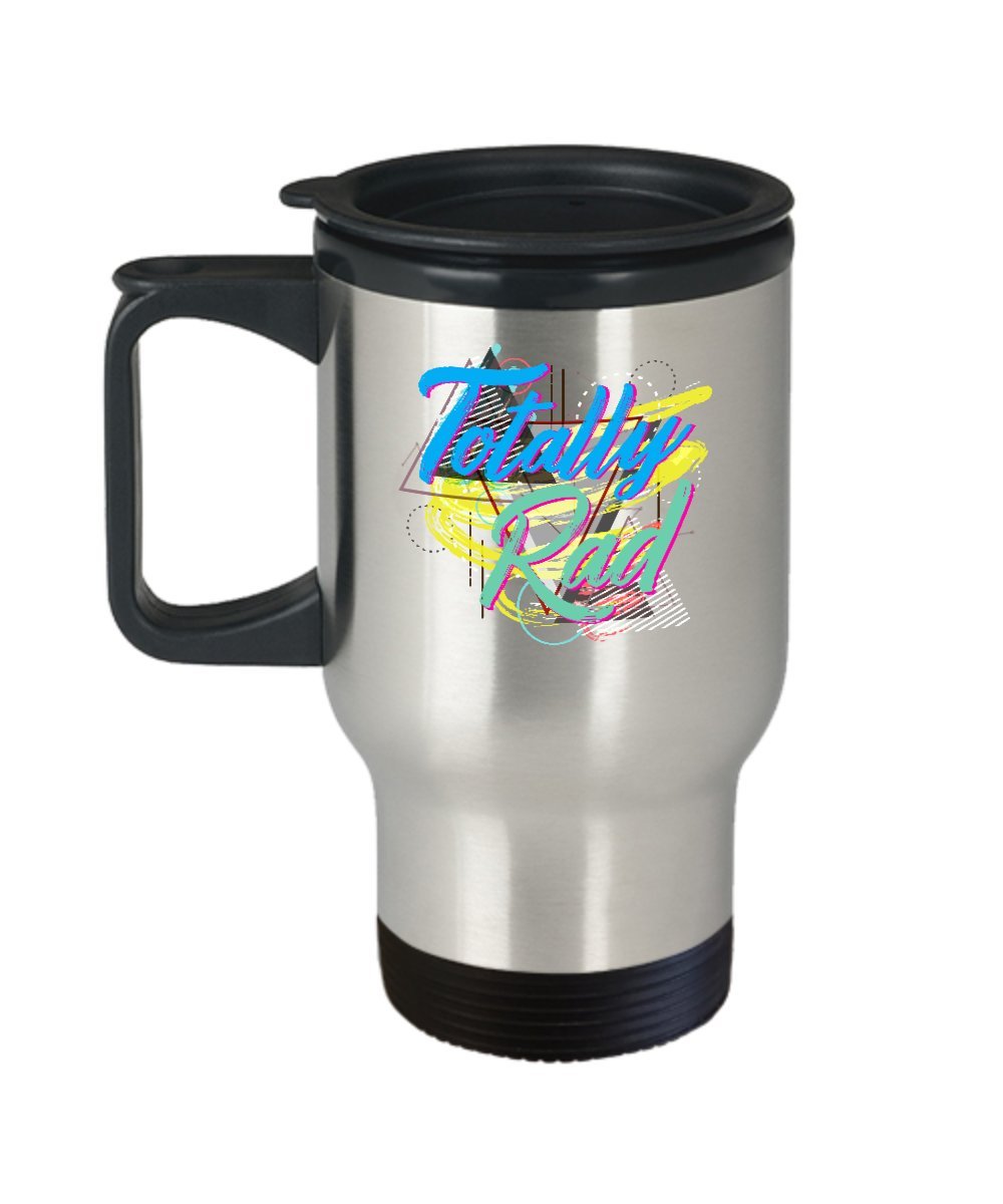 Amazon.com: Coffee Mug 80s - Totally Rad 80's - Retro Gift Ideas -14 Oz  Stainless Steel Travel Cup : Home & Kitchen