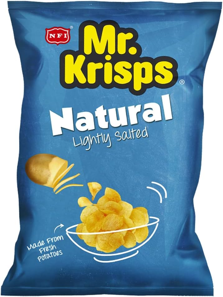 Mr. Krisps Potato Chips - Natural Salted Flavor, 80 gm