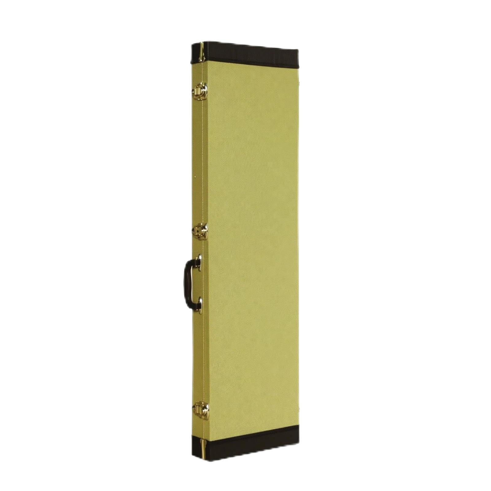 Custodia Elettrica per Chitarra Rettangolare Custodia Rigida Valigetta Astuccio con Interno Imbottito in Peluche Chiusura con Serratura Struttura