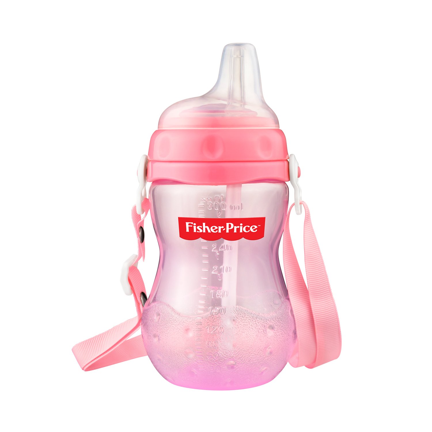 Fisher-Price Flexi Straw Sippy Cups for Boy's and Girl's (300Ml, Pink)-image-49