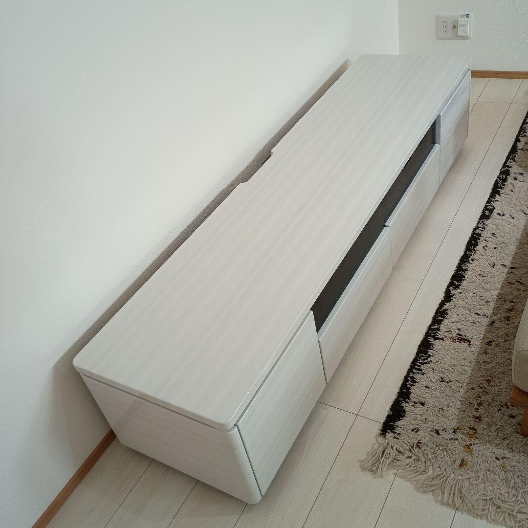 美品 テレビボード180 RUSH 大型テレビ対応 ハイグロス ホワイトテレビ台 楽天市場】【送料無料】ラッシュ 幅180 TVボード《WH/ホワイト