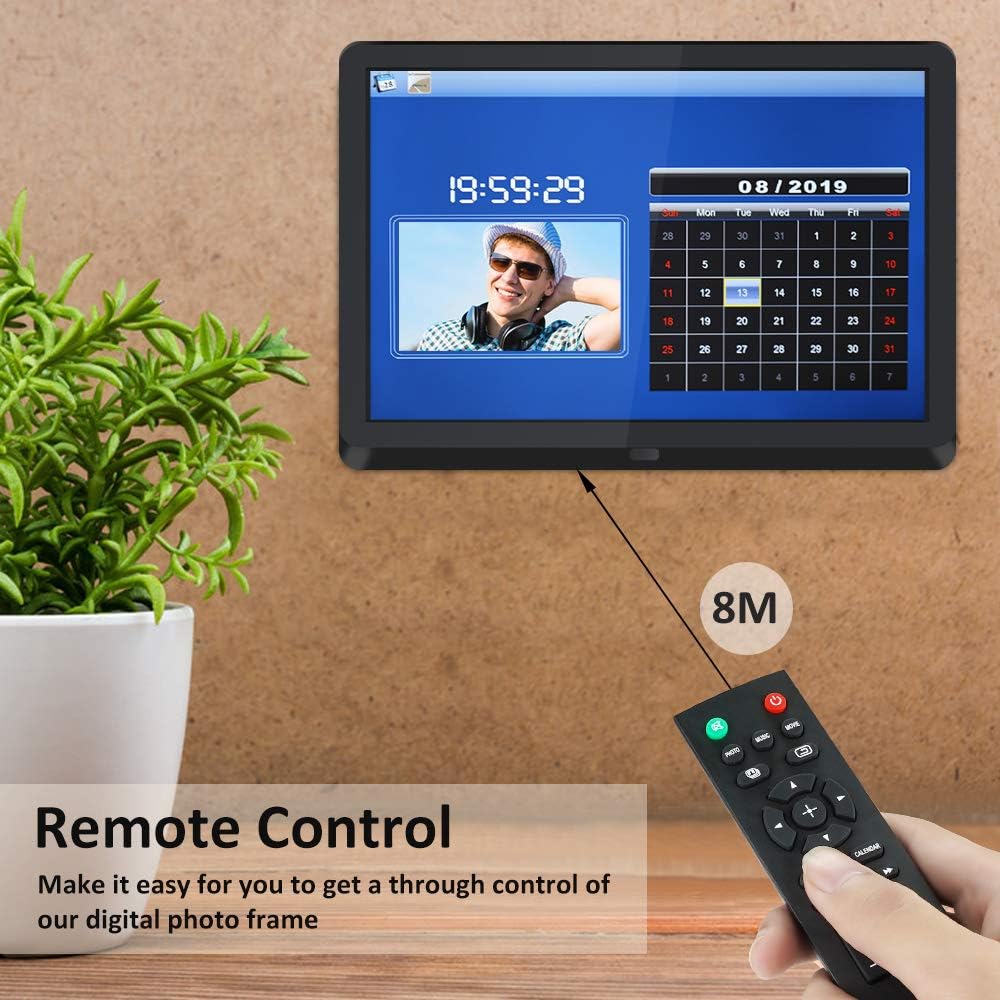 Bеѕt Cуbеr Mоndау 🔥 Digital Photo Frame 10 Inch HD 1280X800P with Remote Control, Digital Picture Frame 16:9 IPS Display Auto Slideshow Zoom Image Stereo Video Music Player Support USB SD Card 180° View Angle (Black) Amаzіng 🔥 Digital Photo Frame 10 Inch HD 1280X800P with Remote Control, Digital Picture Frame 16:9 IPS Display Auto Slideshow Zoom Image Stereo Video Music Player Support USB SD Card 180° View Angle (Black)