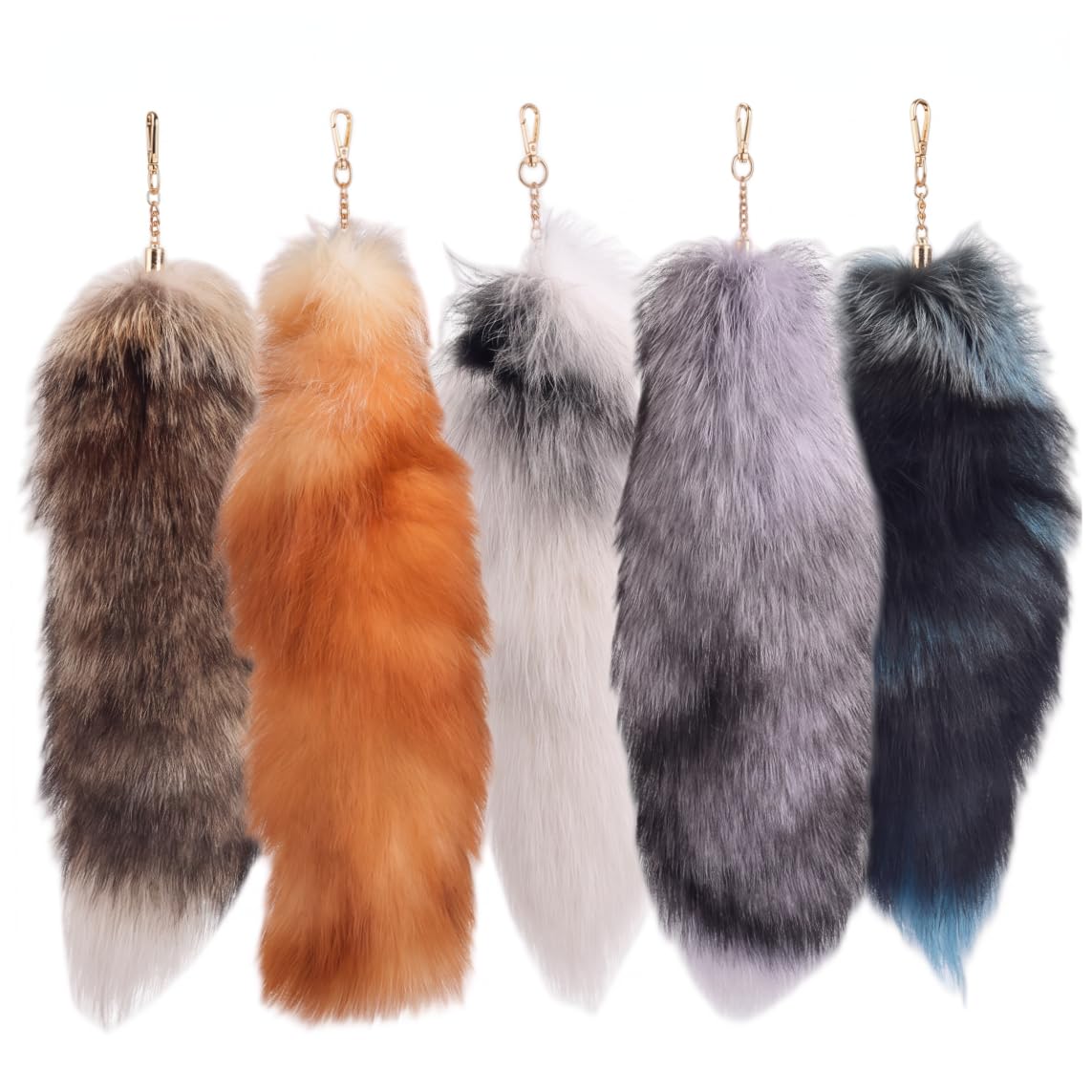 5 llaveros de de grandes de imitación esponjosa con de animal para bolsos, trajes de coches.