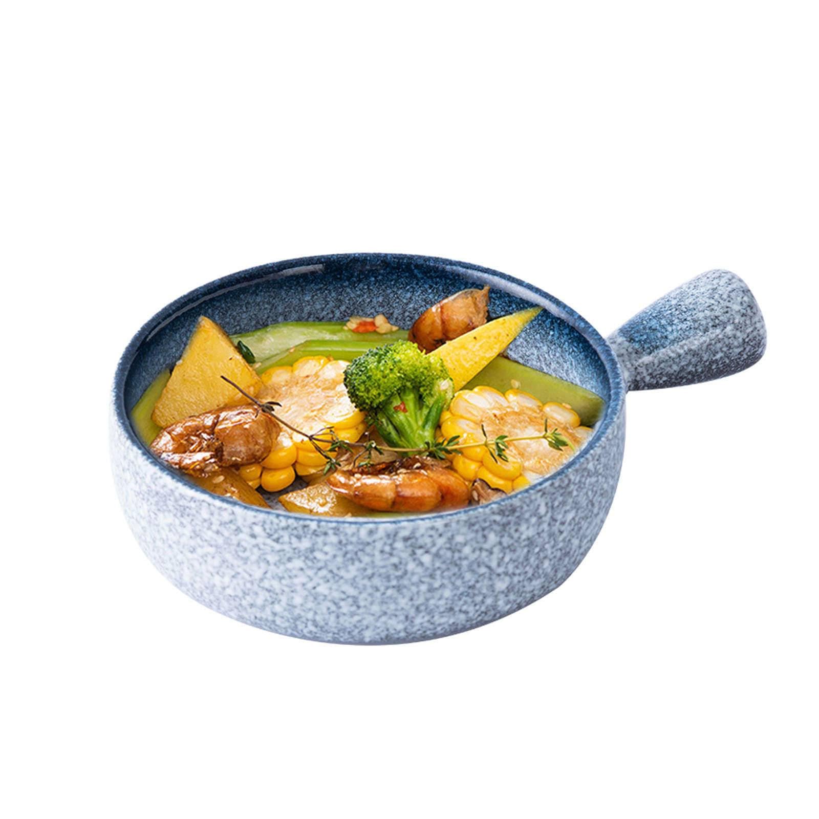 Bol à soupe à l'oignon en céramique artisanale de 652 g de qualité supérieure