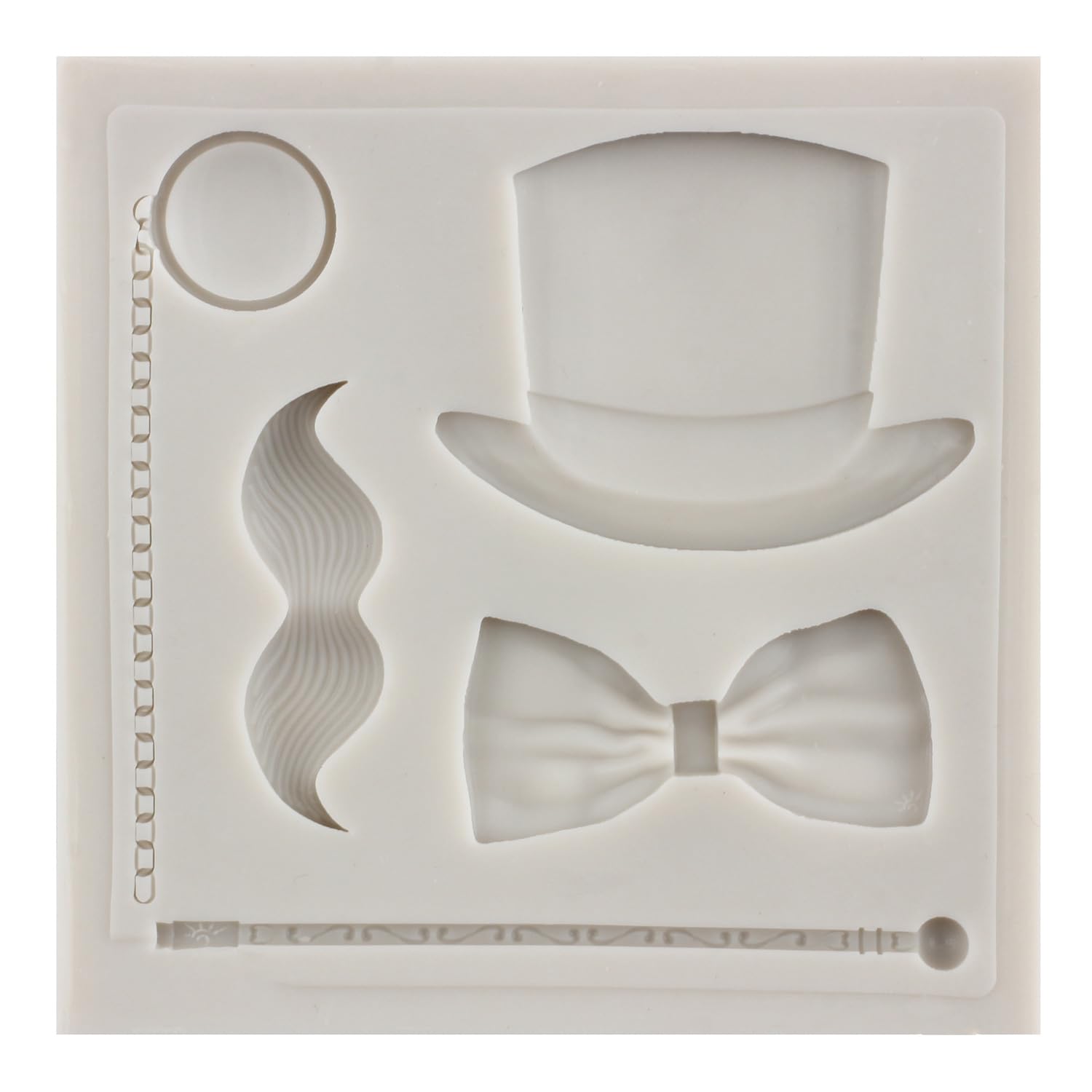 Sijiangmold Lot de 4 moules en silicone pour décoration de gâteaux, gâteaux, bonbons, chocolat, pâte à sucre