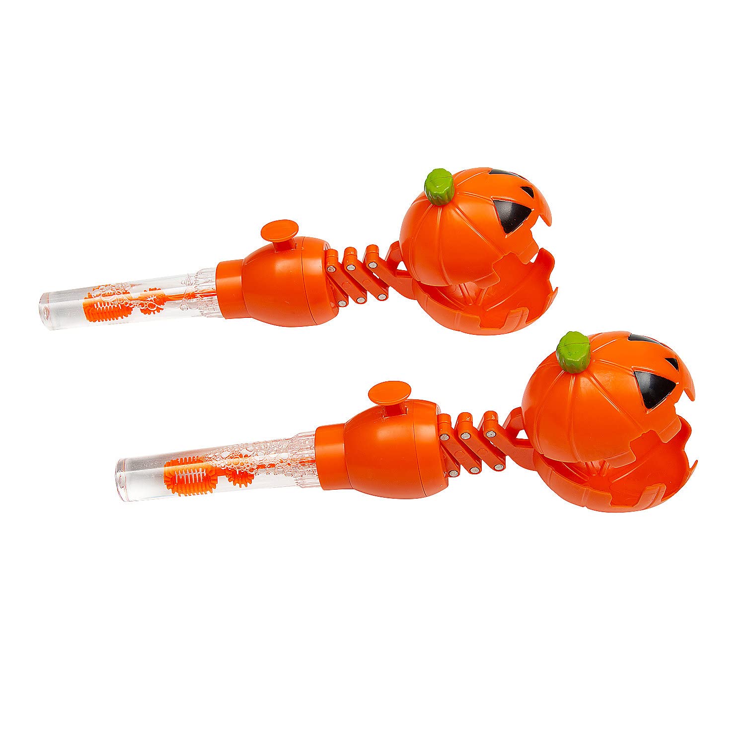 Fun Express Halloween Pumpkin Bubble Chompers, 12 Pieces