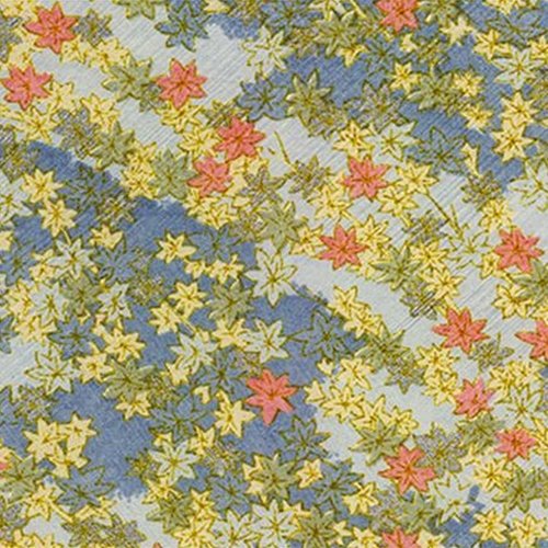 Pastel Leaves on Blue Clouds - 25