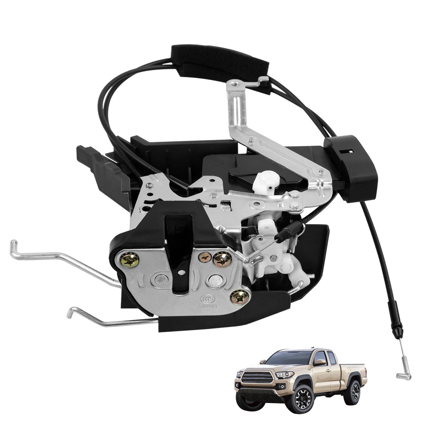 Door Lock Front Left Latch Actuator Compatible with Toyota Sequoia 2001-2007, Toyota Tundra Double Cab 2005-2006 Driver Side Finished Lock Block+Locking Device Replaces #69040-0C020-image-49