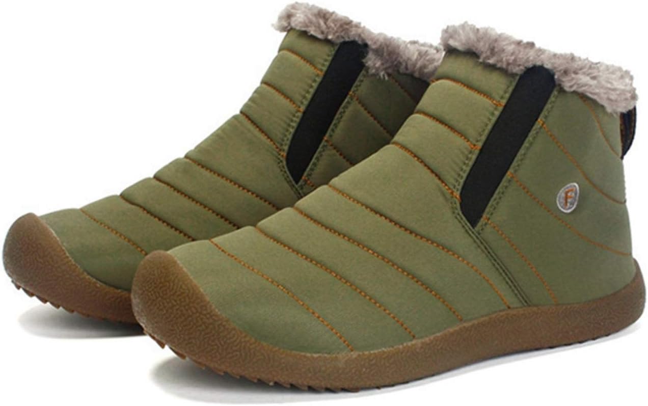 [PANLON] 防寒靴 スノーブーツ メンズ 歩きやすい ショートンブーツ 防寒シューズ 冬用 防水 防滑 大きいサイズ 防寒ブー