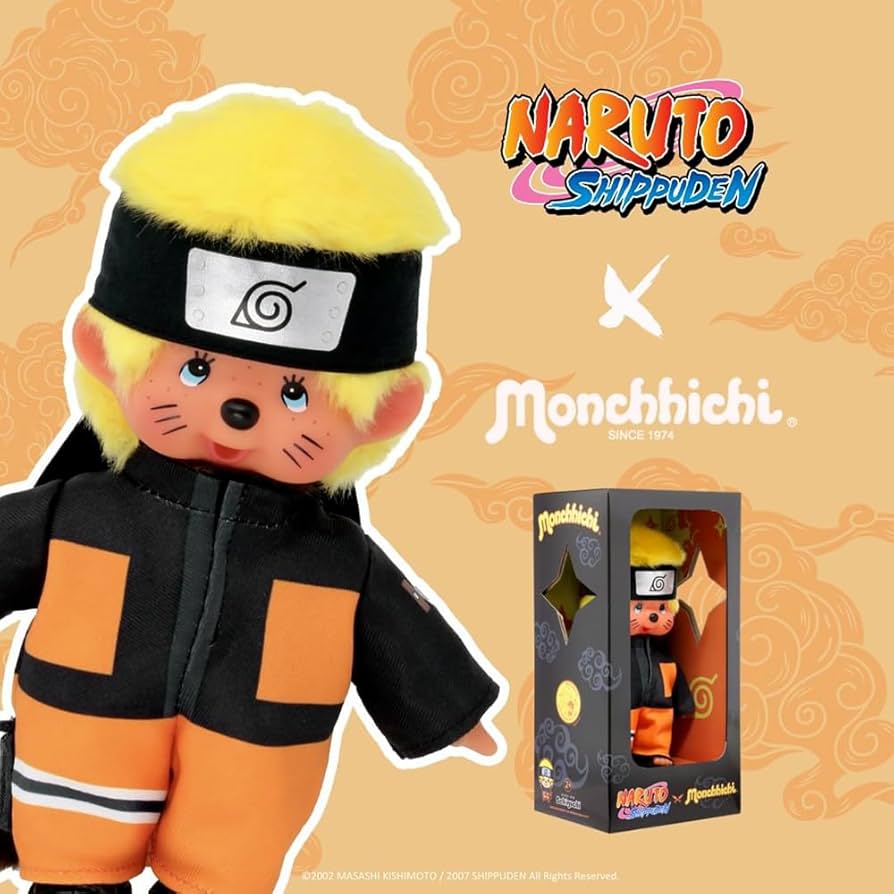 ⭐︎mucchii⭐︎ Amazon.com: Bandai - Monchhichi - Naruto Shippuden Monchhichi