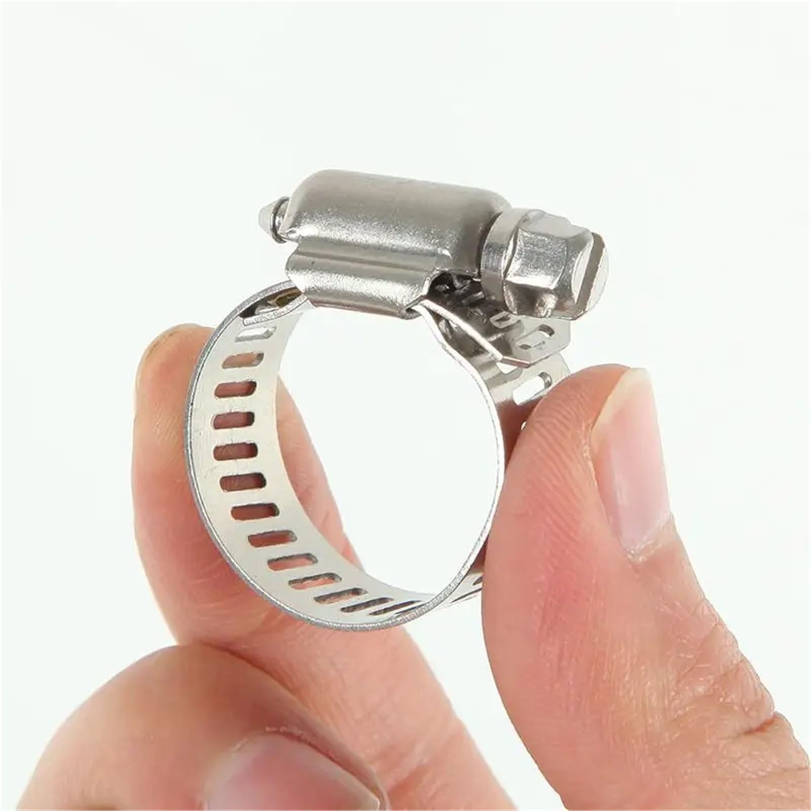 Colliers de serrage en acier inoxydable de 6 mm à 57 mm pour tuyau d'air, tuyau d'eau, tuyau de carburant en silicone (10-16 mm)