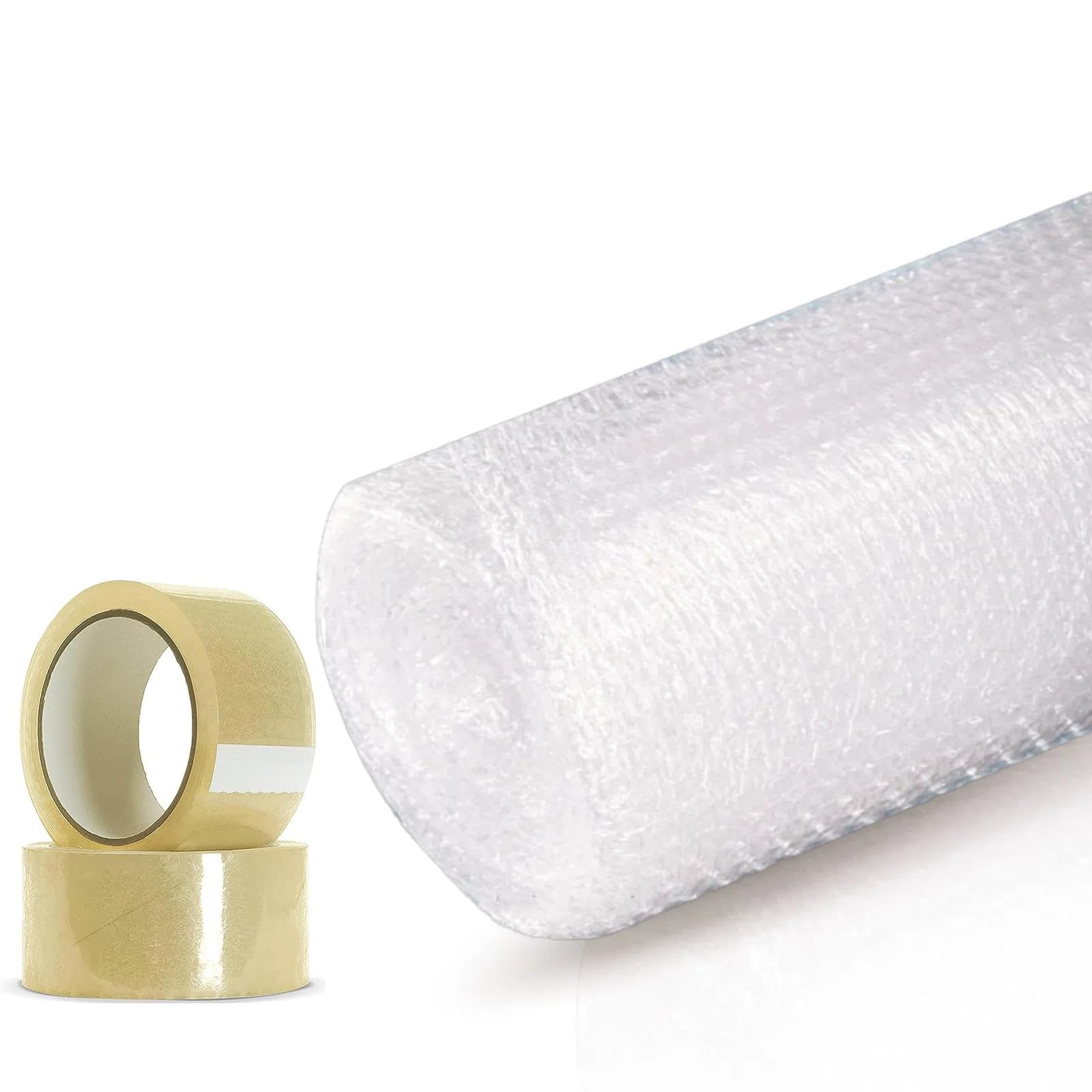 Biella™ Thicker,Durable Bubble Wrap Roll - 150cmX1m, Effortless Packing for Smooth Moves & Industrial Use (with 2pack 50yard Packing Tape)