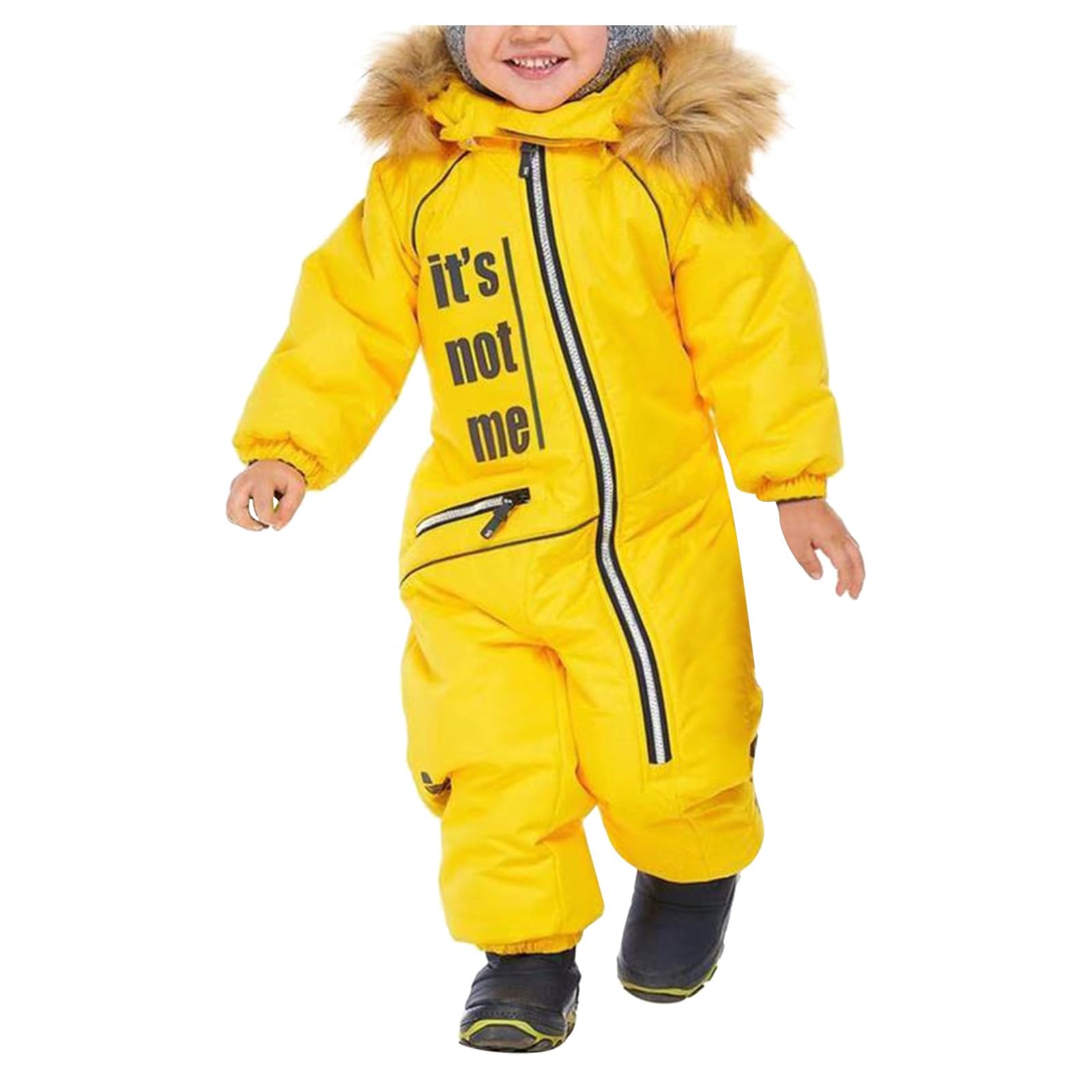 Generisch Traje de nieve térmico 2026, mono de invierno con traje de barro extraíble a prueba de viento, softshell para exteriores, ropa cálida para niños