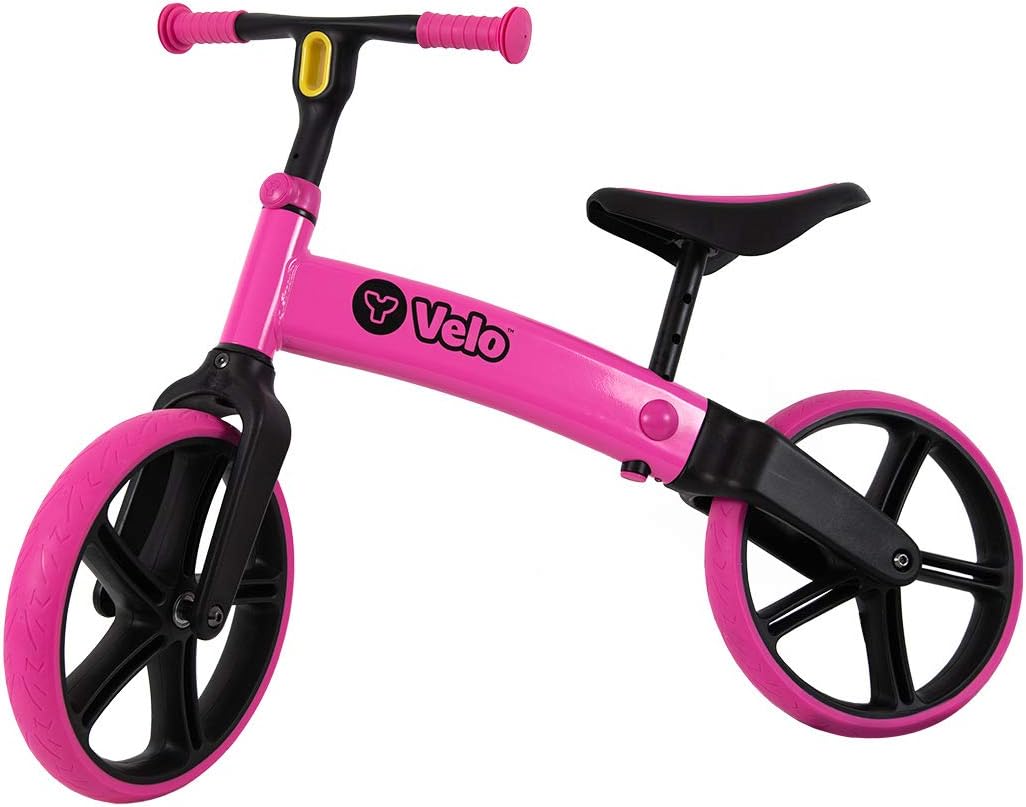 Yvolution Y Velo Senior Balance Bike 12" | No Pedal Push Bicycle for Kids Ages 3-5 Years Old (Blue) : Sports & Outdoors